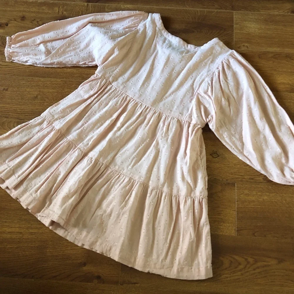 Old Navy pink cotton blend dress in size S (6-7)
